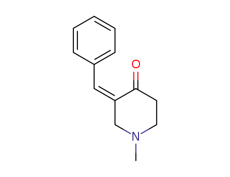 Molecular Structure of 54237-31-9 (4-Piperidinone, 1-methyl-3-(phenylmethylene)-)
