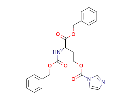 N-benzyloxycarbonyl-O-carbonylimidazole-(2S)-homoserine benzyl ester