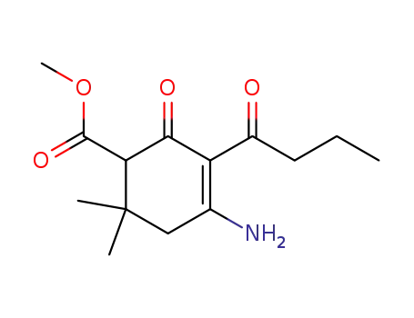 3-amino-2-butanoyl-6-methoxycarbonyl-5,5-dimethyl-2-cyclohexen-1-one