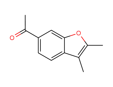 Molecular Structure of 1642-79-1 (1-(2,3-dimethyl-1-benzofuran-6-yl)ethanone)