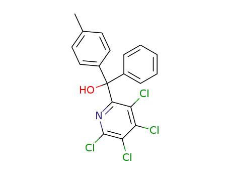 phenyl(tetrachloro-2-pyridyl)(p-tolyl)methanol