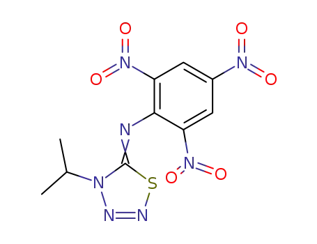 4-isopropyl-5-picrylimino-1,2,3,4-thiatriazoline