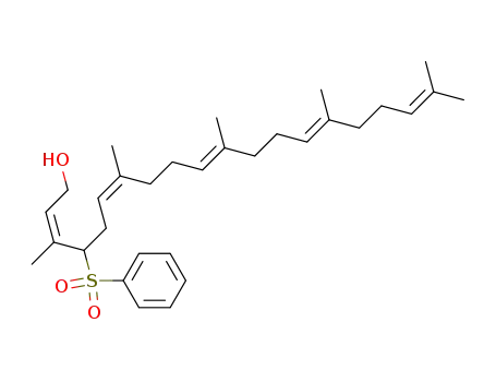 4-phenylsulfonyl-3,7,11,15,19-pentamethyleicosa-2Z,6Z,10E,14E,18-pentaen-1-ol