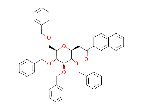2-(2,3,4,6-tetra-O-benzyl-β-D-glucopyranosyl)-2'-acetonaphthone