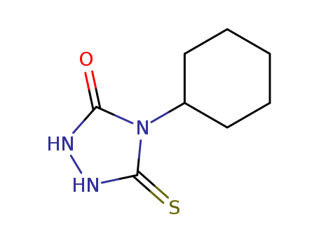 4-cyclohexyl-5-mercapto-4H-1,2,4-triazol-3-ol