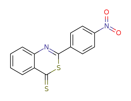 Molecular Structure of 63002-84-6 (4H-3,1-Benzothiazine-4-thione, 2-(4-nitrophenyl)-)