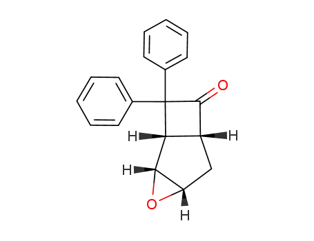 (1S,2R,4S,6R)-8,8-Diphenyl-3-oxa-tricyclo[4.2.0.0<sup>2,4</sup>]octan-7-one