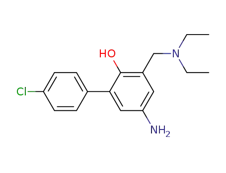 5-amino-4'-chloro-3-diethylaminomethylbiphenyl-2-ol
