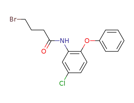Molecular Structure of 54585-19-2 (4-bromo-5'-chloro-2'-phenoxybutyranilide)