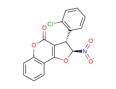 (2S,3R)-3-(2-Chloro-phenyl)-2-nitro-2,3-dihydro-furo[3,2-c]chromen-4-one