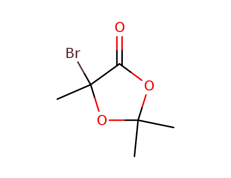 R,S-5-Brom-2,2,5-trimethyl-1,3-dioxolan-4-on