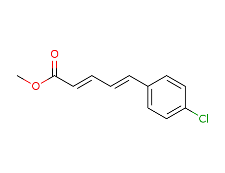 2,4-Pentadienoic acid, 5-(4-chlorophenyl)-, methyl ester, (2E,4E)-