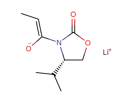 Lithium; (Z)-1-((S)-4-isopropyl-2-oxo-oxazolidin-3-yl)-propen-1-olate