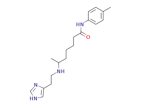 6-[2-(1H-imidazol-5-yl)ethylamino]-N-(4-methylphenyl)heptanamide