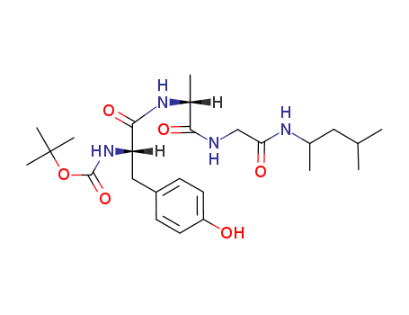 (R,S)-N-(tert-butyloxycarbonyl)-L-tyrosyl-D-alanylglycine 1,3-dimethylbutyl amide
