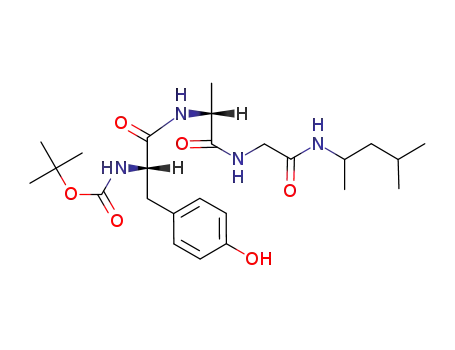 Molecular Structure of 78537-08-3 ((R,S)-N-(tert-butyloxycarbonyl)-L-tyrosyl-D-alanylglycine 1,3-dimethylbutyl amide)