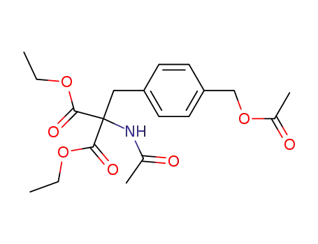 Diethyl <4-(acetoxymethyl)benzyl>acetamidomalonate