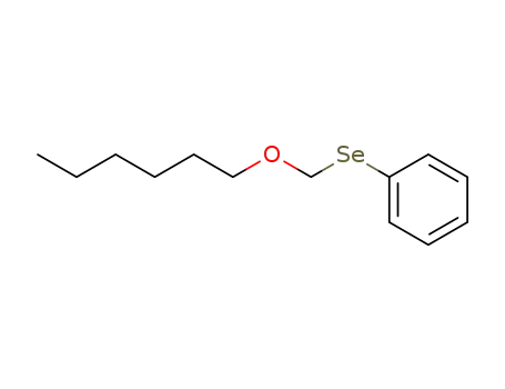 Benzene, [[(hexyloxy)methyl]seleno]-