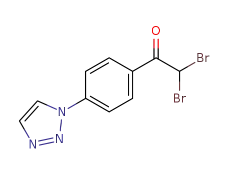 1-(p-dibromoacetyl-phenyl)-1H-1,2,3-triazole