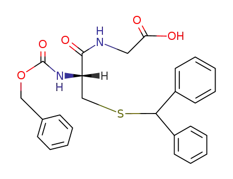 N-Carbobenzoxy-S-diphenylmethyl-L-cysteinylglycin