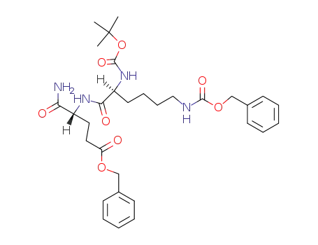 (R)-4-((S)-6-Benzyloxycarbonylamino-2-tert-butoxycarbonylamino-hexanoylamino)-4-carbamoyl-butyric acid benzyl ester