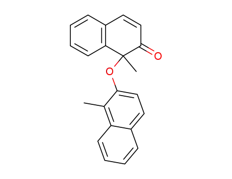 Molecular Structure of 62681-47-4 (2(1H)-Naphthalenone, 1-methyl-1-[(1-methyl-2-naphthalenyl)oxy]-)