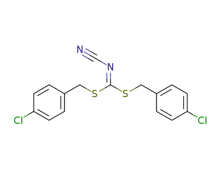 Carbonimidodithioic acid, cyano-, bis[(4-chlorophenyl)methyl] ester