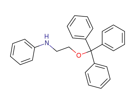 Molecular Structure of 109875-58-3 (Benzenamine, N-[2-(triphenylmethoxy)ethyl]-)