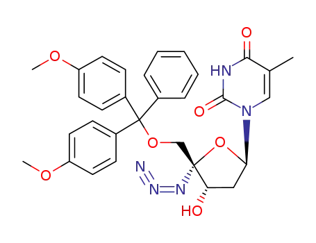 Thymidine, 4'-azido-5'-O-[bis(4-methoxyphenyl)phenylmethyl]-