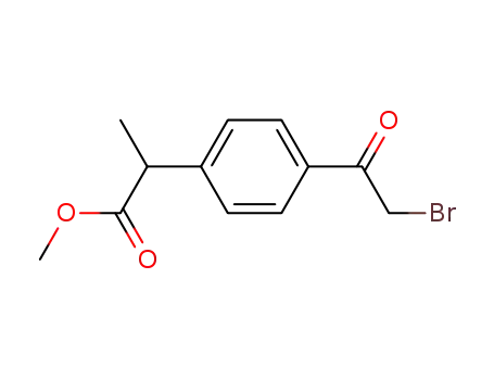 2-[4-(2-Bromo-acetyl)-phenyl]-propionic acid methyl ester