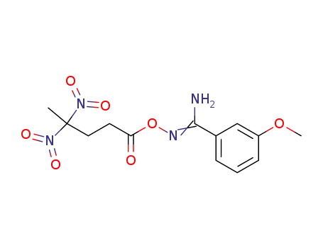 O-(4,4-Dinitropentanoyl)-3-methoxybenzamidoxime
