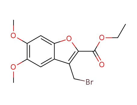 3-bromomethyl-2-carboethoxy-5,6-dimethoxybenzofuran carbonate