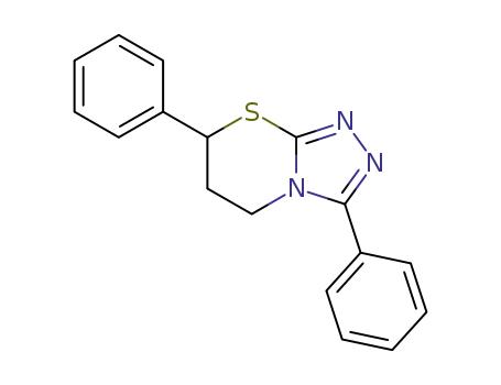 3,7-Diphenyl-6,7-dihydro-5H-[1,2,4]triazolo[3,4-b][1,3]thiazine