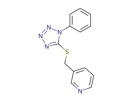 1-phenyl-5-(3-pyridinylmethylthio)-1H-tetrazole