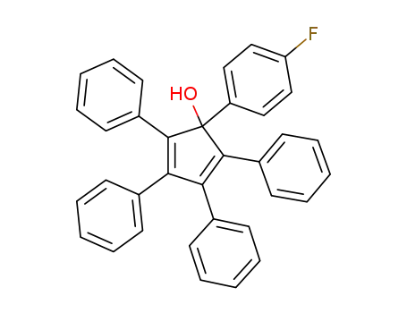 2,4-Cyclopentadien-1-ol, 1-(4-fluorophenyl)-2,3,4,5-tetraphenyl-