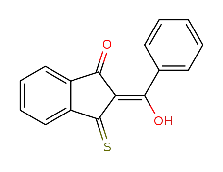 1-Oxo-2-(α-hydroxybenzylidene)-3-indanethione