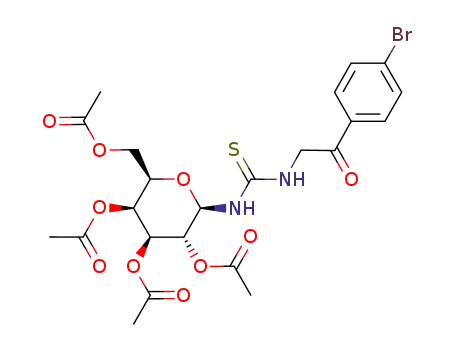 N-(p-bromophenacyl)-N'-(2,3,4,6-tetra-O-acetyl-β-D-galactopyranosyl)thiourea