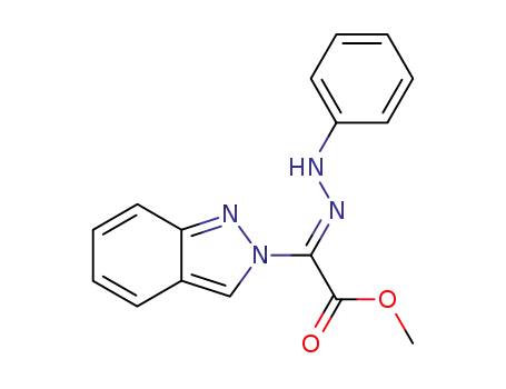 Indazol-2-yl-(phenyl-hydrazono)-acetic acid methyl ester