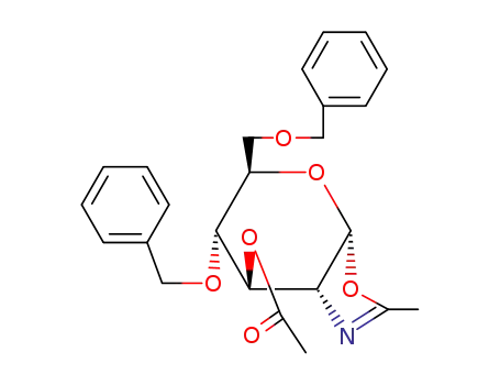 2-methyl-(3-O-acetyl-4,6-di-O-benzyl-1,2-dideoxy-α-D-glucopyrano)-<2,1-d>-2-oxazoline