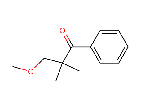 Molecular Structure of 15429-31-9 (1-phenyl-3-methoxy-2,2-dimethylpropanone)