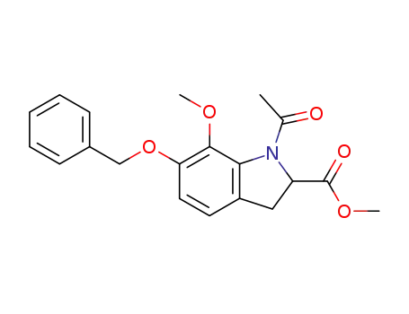 Methyl-1-acetyl-6-(benzyloxy)-2,3-dihydro-7-methoxyindol-2-carboxylat