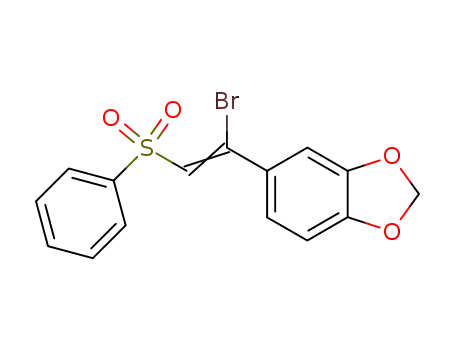 1-bromo-1-(3,4-methylenedioxyphenyl)-2-phenylsulphonylethene
