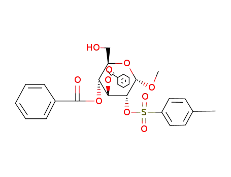 Methyl-3,4-di-O-benzoyl-2-O-<p-toluolsulfonyl>-α-D-glucopyranosid