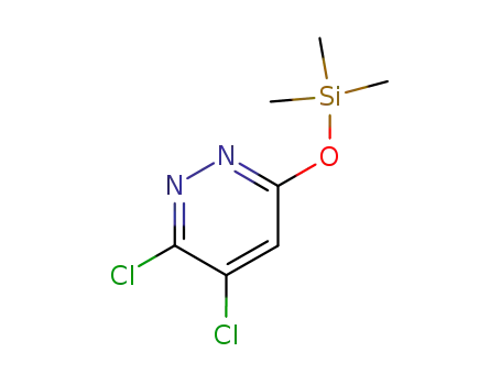 3,4-dichloro-6-<(trimethylsilyl)oxy>pyridazine