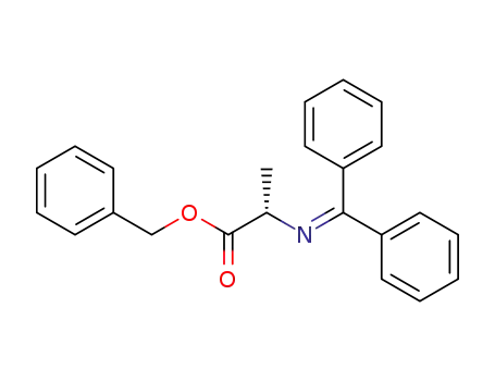 Molecular Structure of 143428-44-8 (L-Alanine, N-(diphenylmethylene)-, phenylmethyl ester)