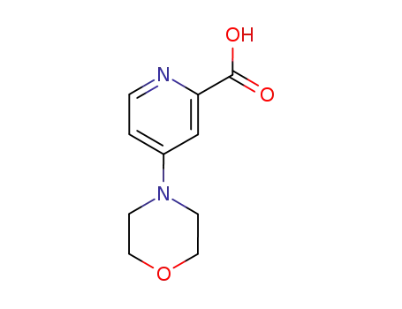 Molecular Structure of 66933-68-4 (4-(4-MORPHOLINYL)-PICOLINIC ACID)