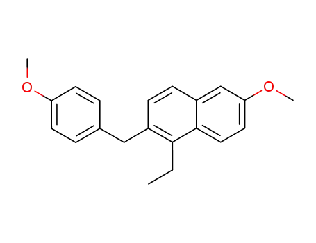 1-ethyl-6-methoxy-2-(4-methoxy-benzyl)-naphthalene