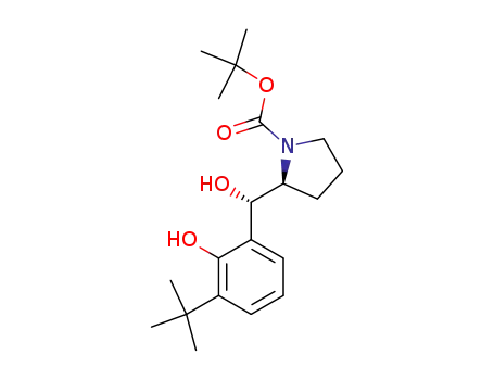 2-hydroxy-3-tert-butyl-α<1-(tertbutyloxycarbonylamino)-2-pyrrolidinyl>benzenemethanol
