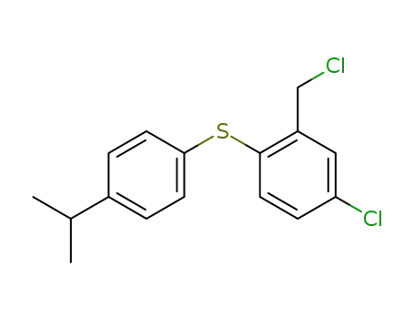 Benzene, 4-chloro-2-(chloromethyl)-1-[[4-(1-methylethyl)phenyl]thio]-