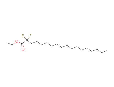 Molecular Structure of 111935-04-7 (2,2-difluorooctadecanoic acid, ethyl ester)